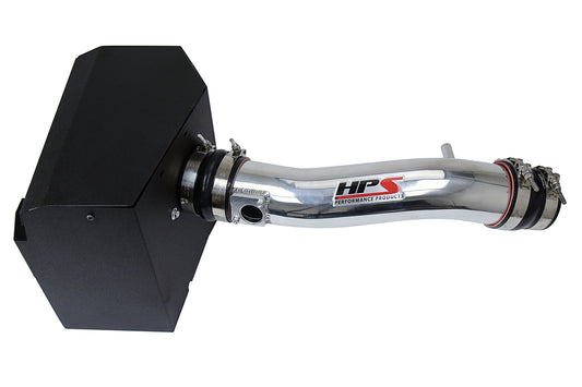 HPS Performance Air Intake Kit with Heat Shield, Polished, 2016-2023 Toyota Tacoma 3.5L V6