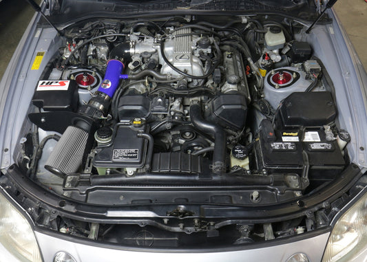 HPS Performance Air Intake Kit with Heat Shield, Blue, 1996-1997 Lexus SC400 4.0L V8