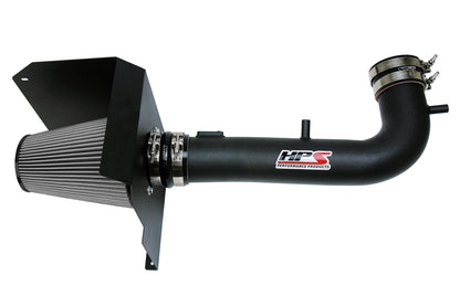 HPS Performance Air Intake Kit with Heat Shield Black 827-603WB