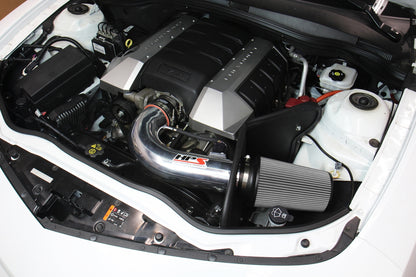 HPS Performance Air Intake Kit with Heat Shield, Blue, 2010-2015 Chevy Camaro SS 6.2L V8