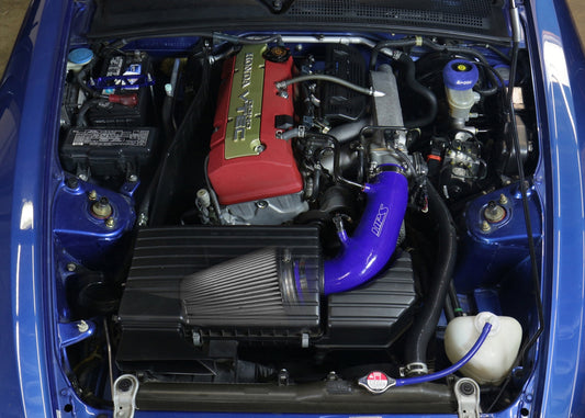 HPS Performance Silicone Air Intake Kit, Blue, 827-610BL