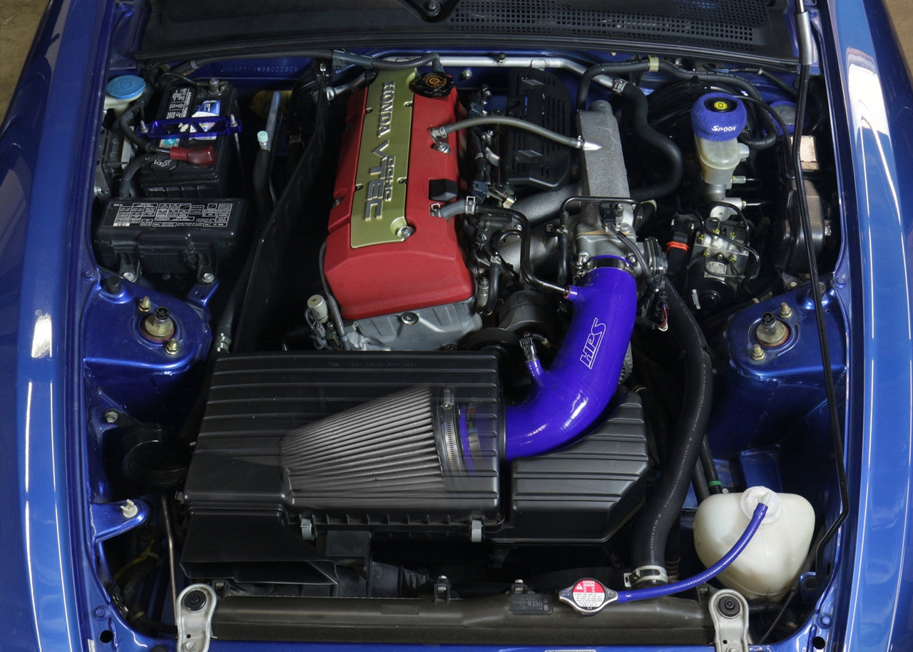HPS Performance Silicone Air Intake Kit, Black, 2006-2009 Honda S2000 AP2 2.2L F22 drive-by-wire