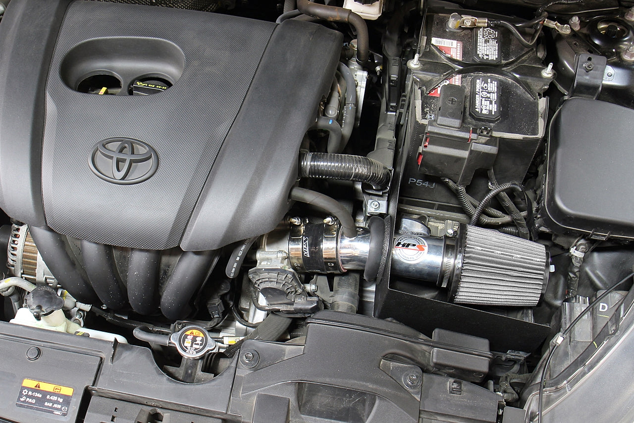 HPS Performance Air Intake Kit with Heat Shield, Polished, 827-613P
