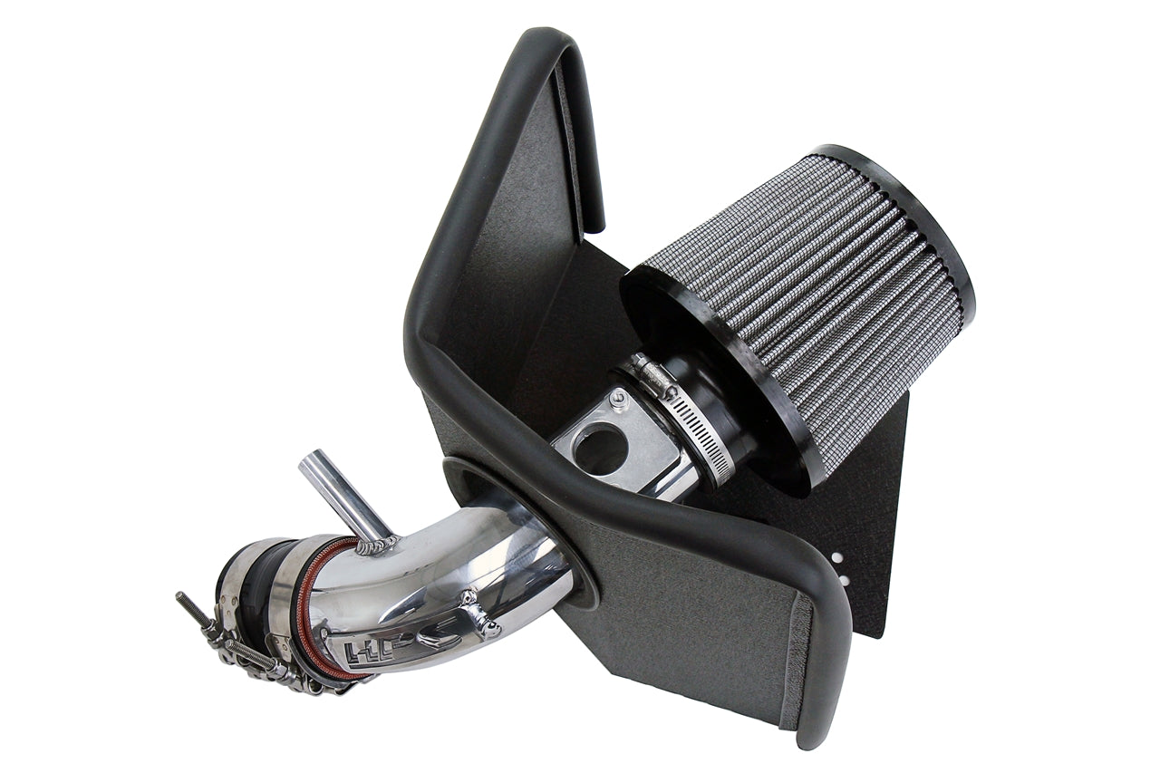 HPS Performance Air Intake Kit with Heat Shield Polished 827-619P