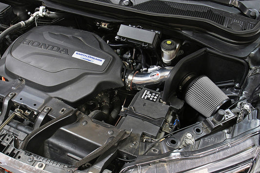 HPS Performance Air Intake Kit with Heat Shield, Polished, 19-24 Honda Passport/ 16-24 Pilot/ 17-24 Ridgeline 3.5L V6