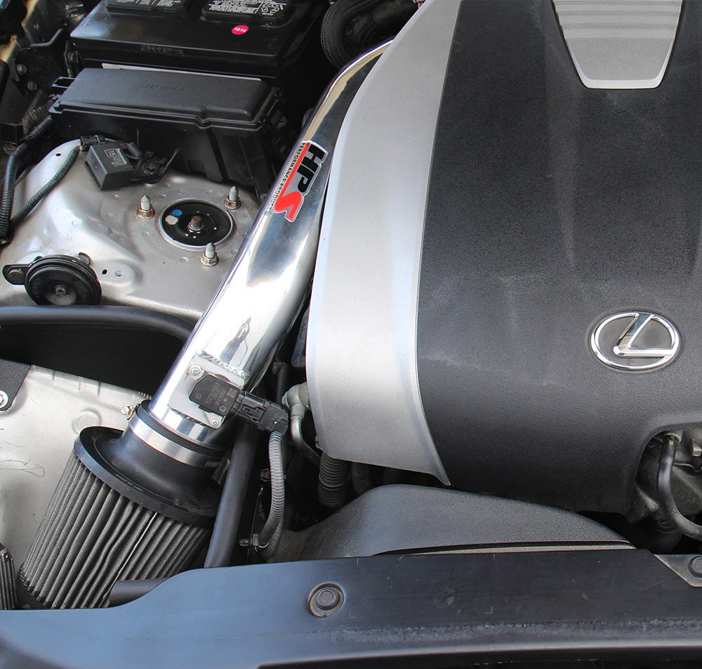 HPS Performance Air Intake Kit with Heat Shield, Polished, 14-15 Lexus IS250/ 14-20 Lexus IS350
