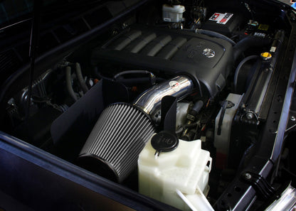 HPS Performance Air Intake Kit with Heat Shield, Polished,  08-11 Toyota Sequoia/ 07-11 Tundra 5.7L V8