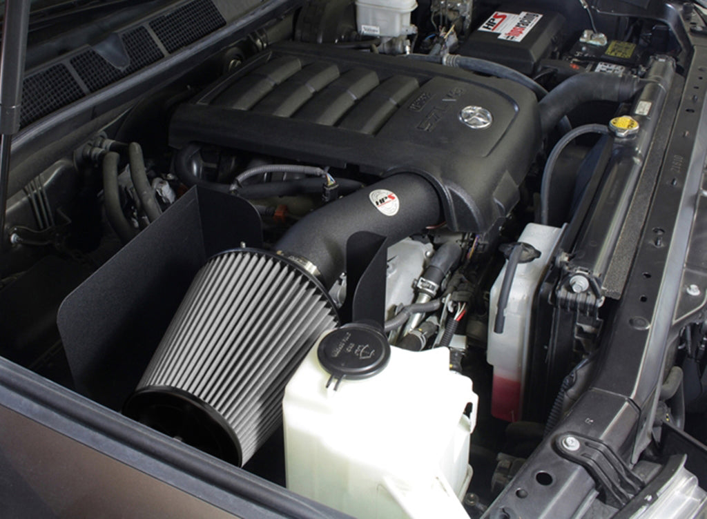 HPS Performance Air Intake Kit with Heat Shield, Black, 08-11 Toyota Sequoia/ 07-11 Tundra 5.7L V8