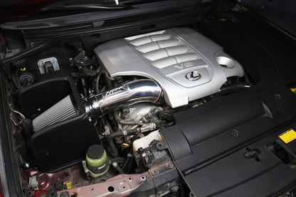 HPS Performance Air Intake Kit with Heat Shield, Black, 2008-2020 Lexus LX570/ Toyota Land Cruiser 5.7L V8