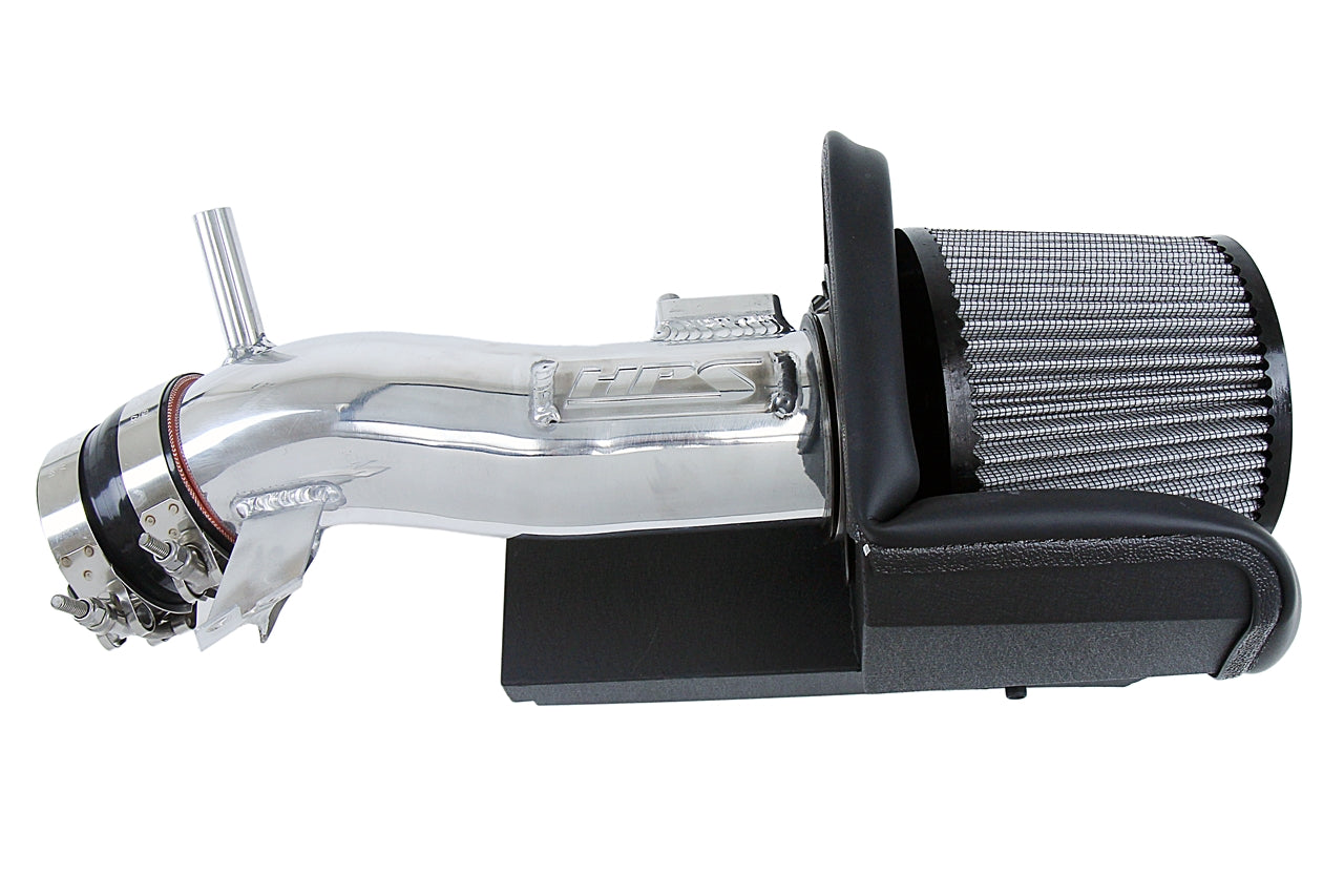HPS Performance Air Intake Kit with Heat Shield Polished 827-675P