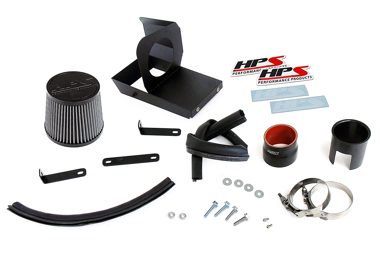 HPS Performance Air Intake Kit with Heat Shield, Black, 2019-2025 Toyota Corolla 2.0L