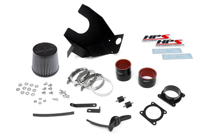 HPS Performance Air Intake Kit with Heat Shield, Black, 2003-2007 Infiniti G35 Coupe 3.5L V6