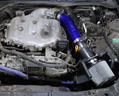 HPS Performance Air Intake Kit with Heat Shield, Polished, 827-679P