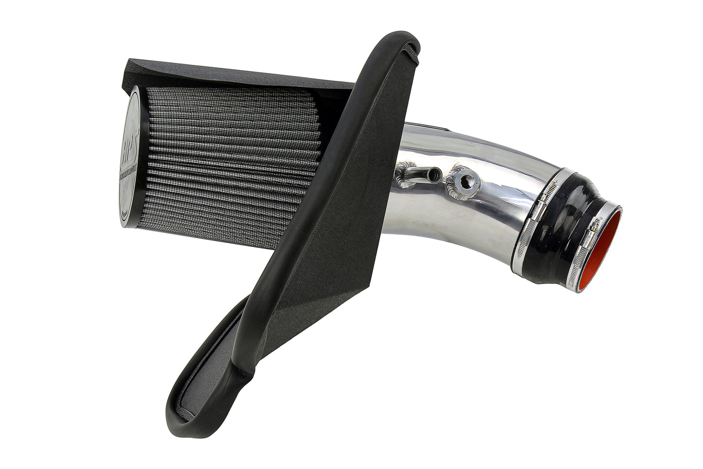 HPS Performance Air Intake Kit with Heat Shield, Polished, 2019-2023 Dodge Charger SRT Hellcat 6.2L V8 Supercharged