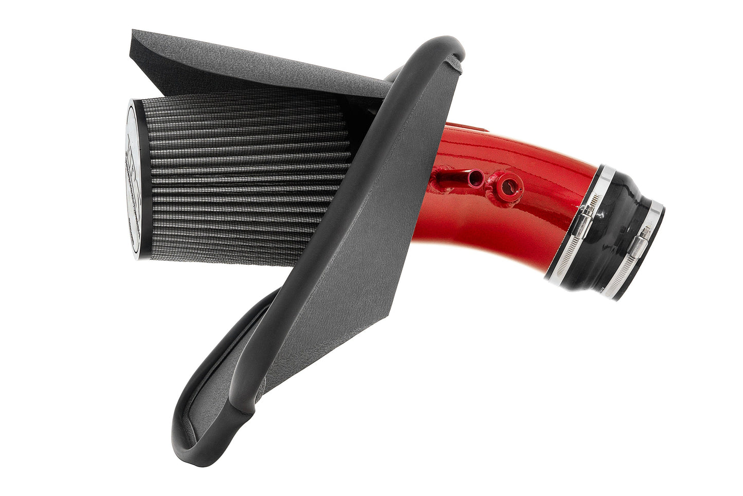 HPS Performance Air Intake Kit with Heat Shield, Red, 2019-2023 Dodge Charger SRT Hellcat 6.2L V8 Supercharged