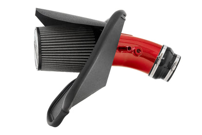 HPS Performance Air Intake Kit with Heat Shield, Red, 2019-2023 Dodge Charger SRT Hellcat 6.2L V8 Supercharged