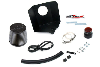 HPS Performance Short Ram Air Intake Kit with Heat Shield, Blue, Scion xB 2.4L (2008-2015), 827-696BL