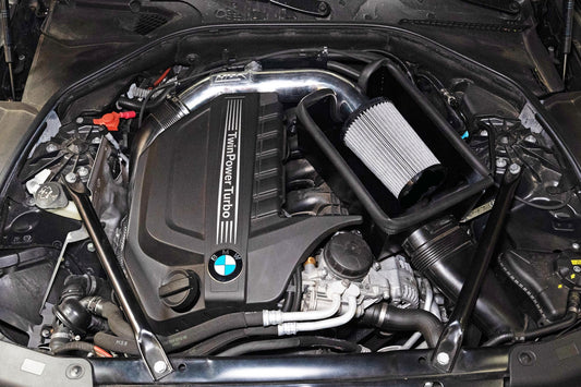 HPS Performance Air Intake Kit with Heat Shield, Black, 827-698WB