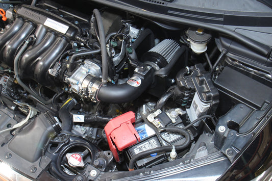 HPS Performance Air Intake Kit with Heat Shield, Polished, 2015-2020 Honda Fit 1.5L