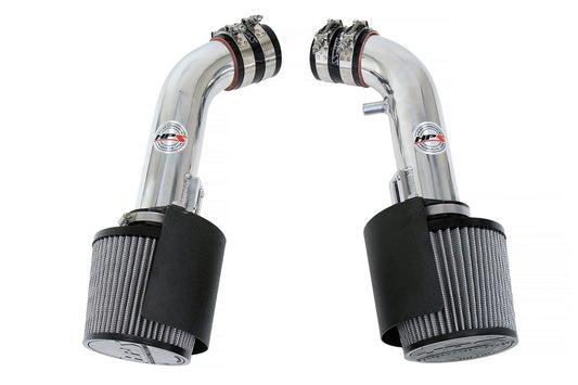 HPS Performance Air Intake Kit with Heat Shield Polished 827-706P