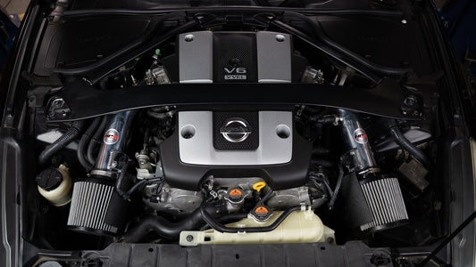 HPS Performance Air Intake Kit with Heat Shield, Black, 827-706WB