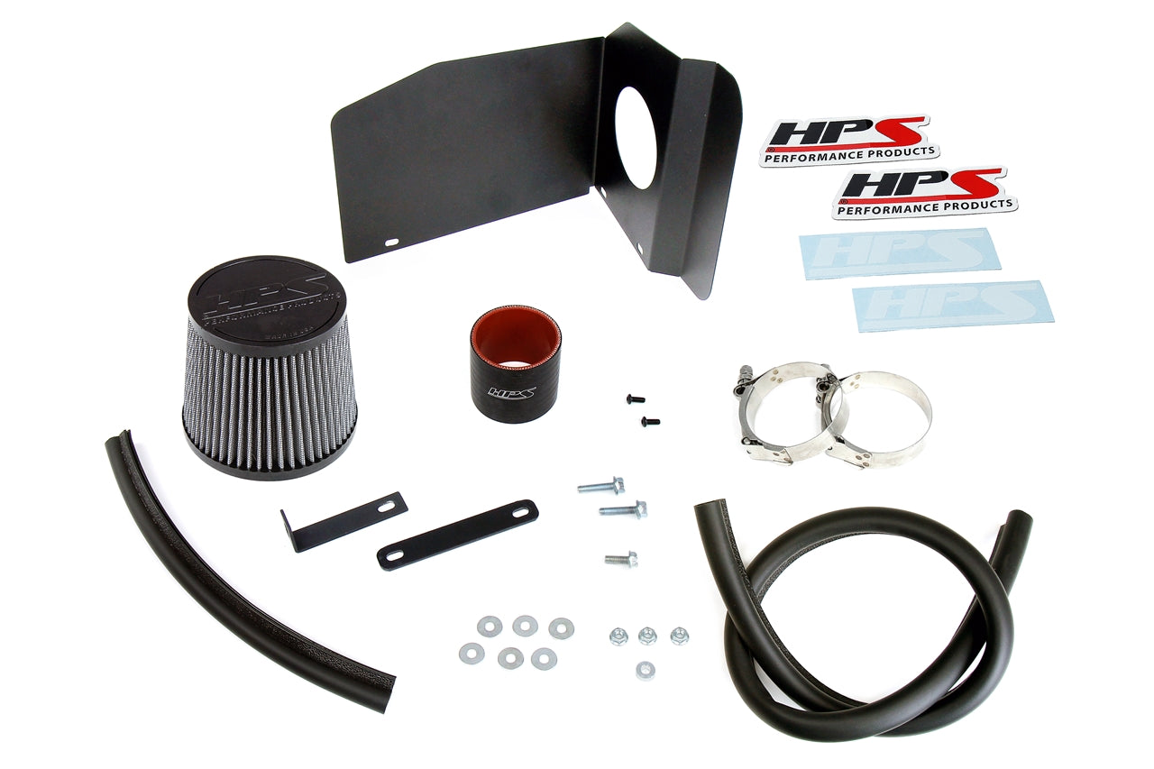 HPS Performance Air Intake Kit with Heat Shield, Black, 2020-2022 Toyota Corolla 1.8L Gas