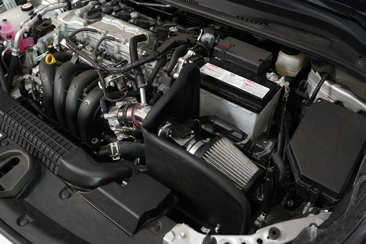 HPS Performance Air Intake Kit with Heat Shield, Polished, 2020-2022 Toyota Corolla 1.8L Gas