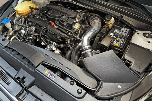 HPS Performance Air Intake Kit with Heat Shield, Red, 827-712R