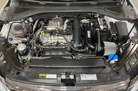 HPS Performance Air Intake Kit with Heat Shield, Red, VW Jetta 1.4L Turbo (2019-2021), 827-714R