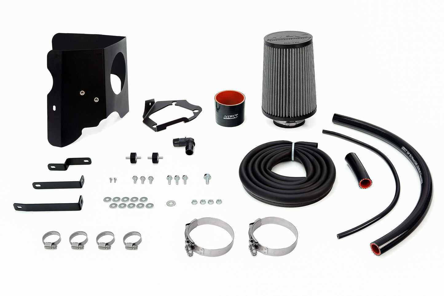 HPS Performance Air Intake Kit with Heat Shield, Red, 2012-2015 Toyota Tacoma 4.0L V6