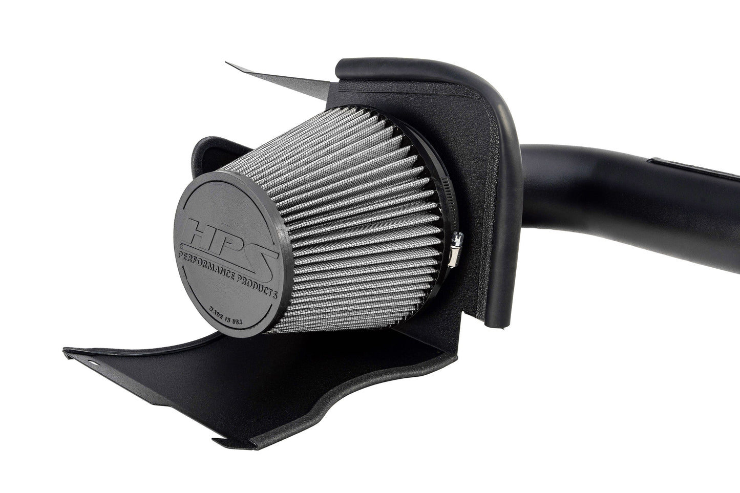 HPS Performance Air Intake Kit with Heat Shield, Black, 827-721WB