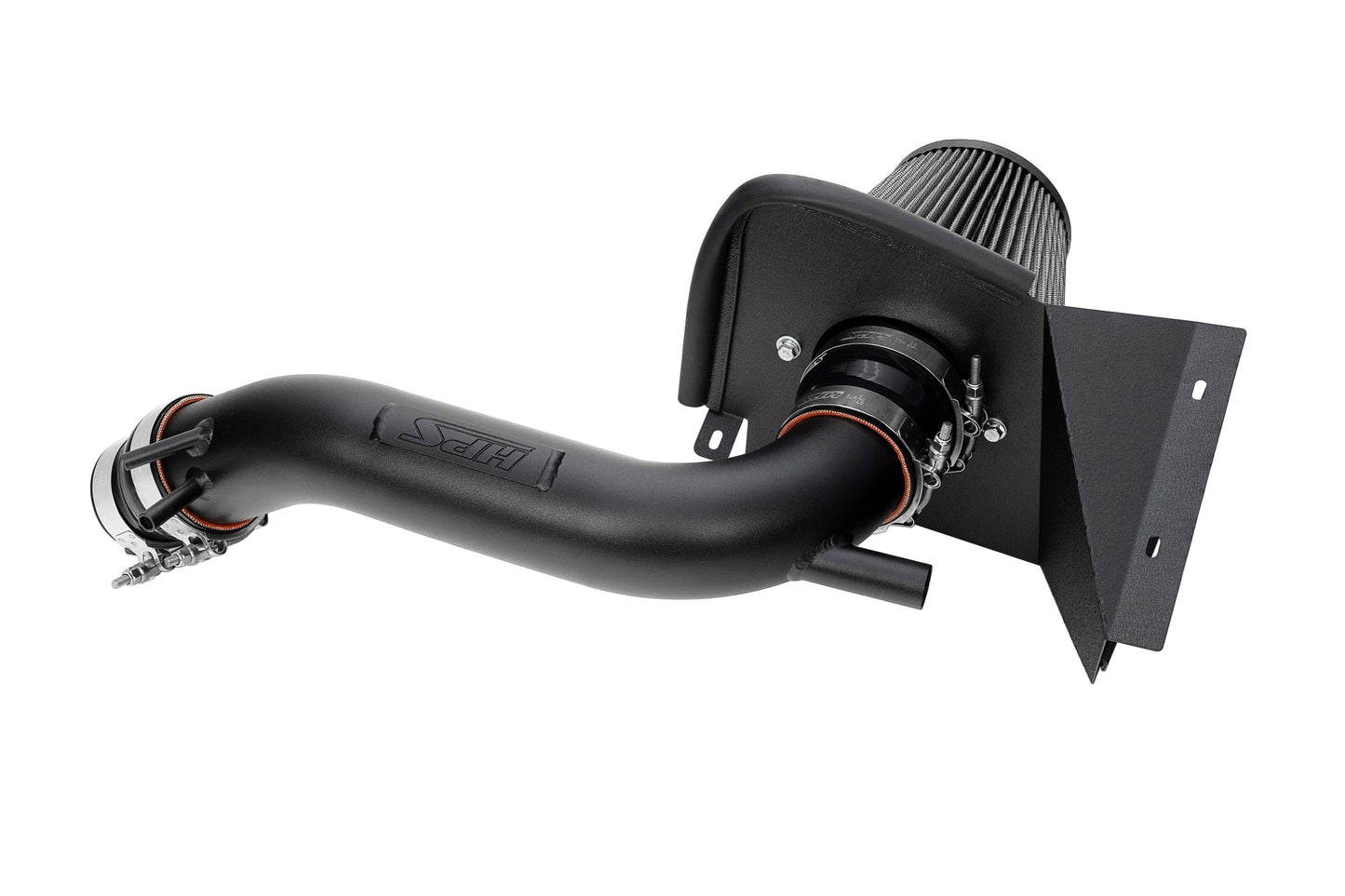 HPS Performance Air Intake Kit with Heat Shield, Black, 827-721WB