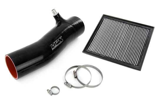 HPS Performance Silicone Air Intake Kit with Drop in Air Filter Black 827-723WB