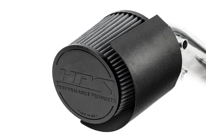 HPS Performance Air Intake Kit with Heat Shield, Polished, 02-06 Acura RSX Base/ 02-04 Honda CR-V