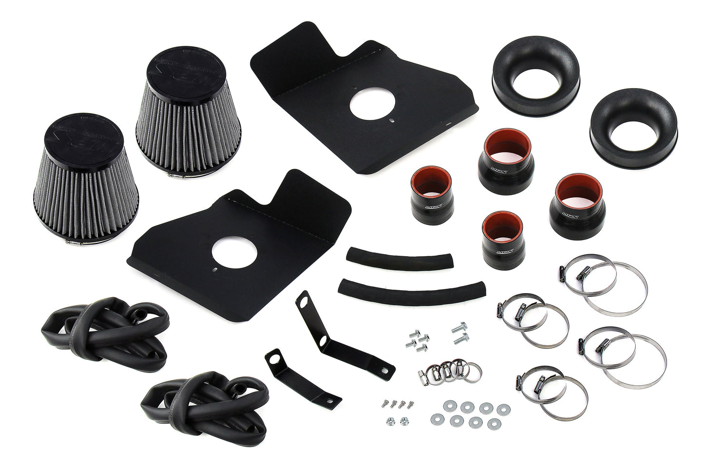 HPS Performance Air Intake Kit with Heat Shield, Red, 23-24 Toyota Sequoia/ 22-24 Toyota Tundra 3.4L Turbo