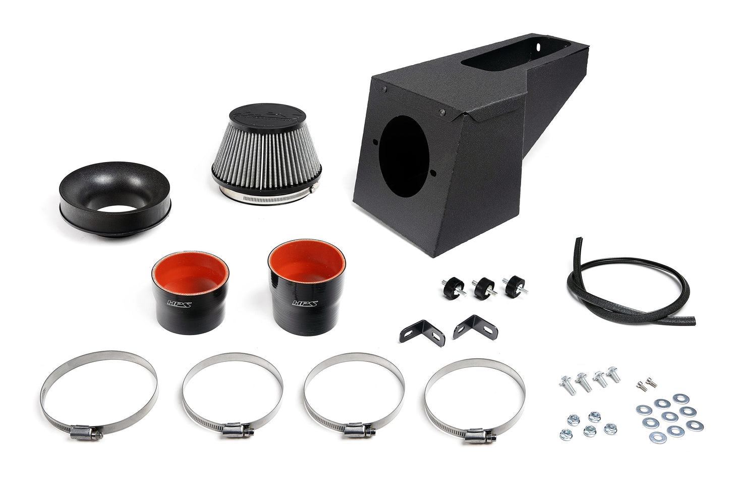HPS Performance Air Intake Kit with Heat Shield, Polished, 2019-2025 Acura RDX 2.0L Turbo