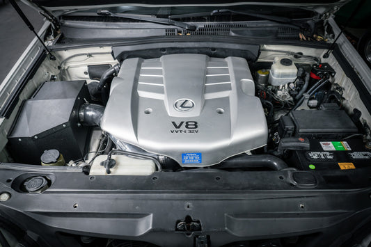 HPS Performance Air Intake Kit with Heat Shield, Polished, 05-09 Lexus GX470/ Toyota 4Runner 4.7L V8 VVT-i