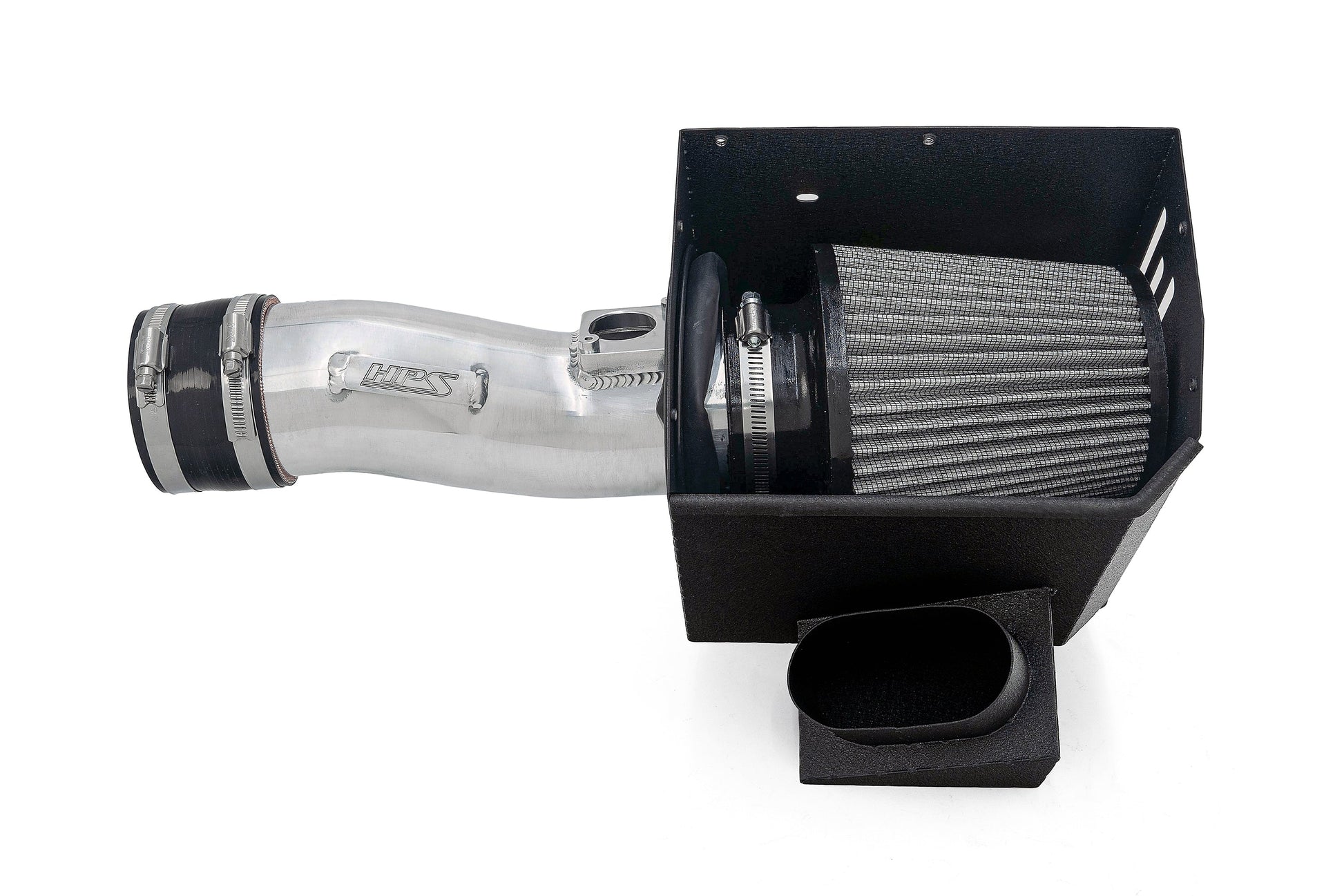 HPS Performance Air Intake Kit with Heat Shield Polished 827-731P