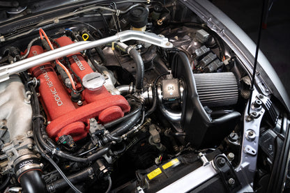 HPS Performance Air Intake Kit with Upper Hot Side Charge Pipe, Black, 2004-2005 Mazda Mazdaspeed Miata 1.8L Turbo