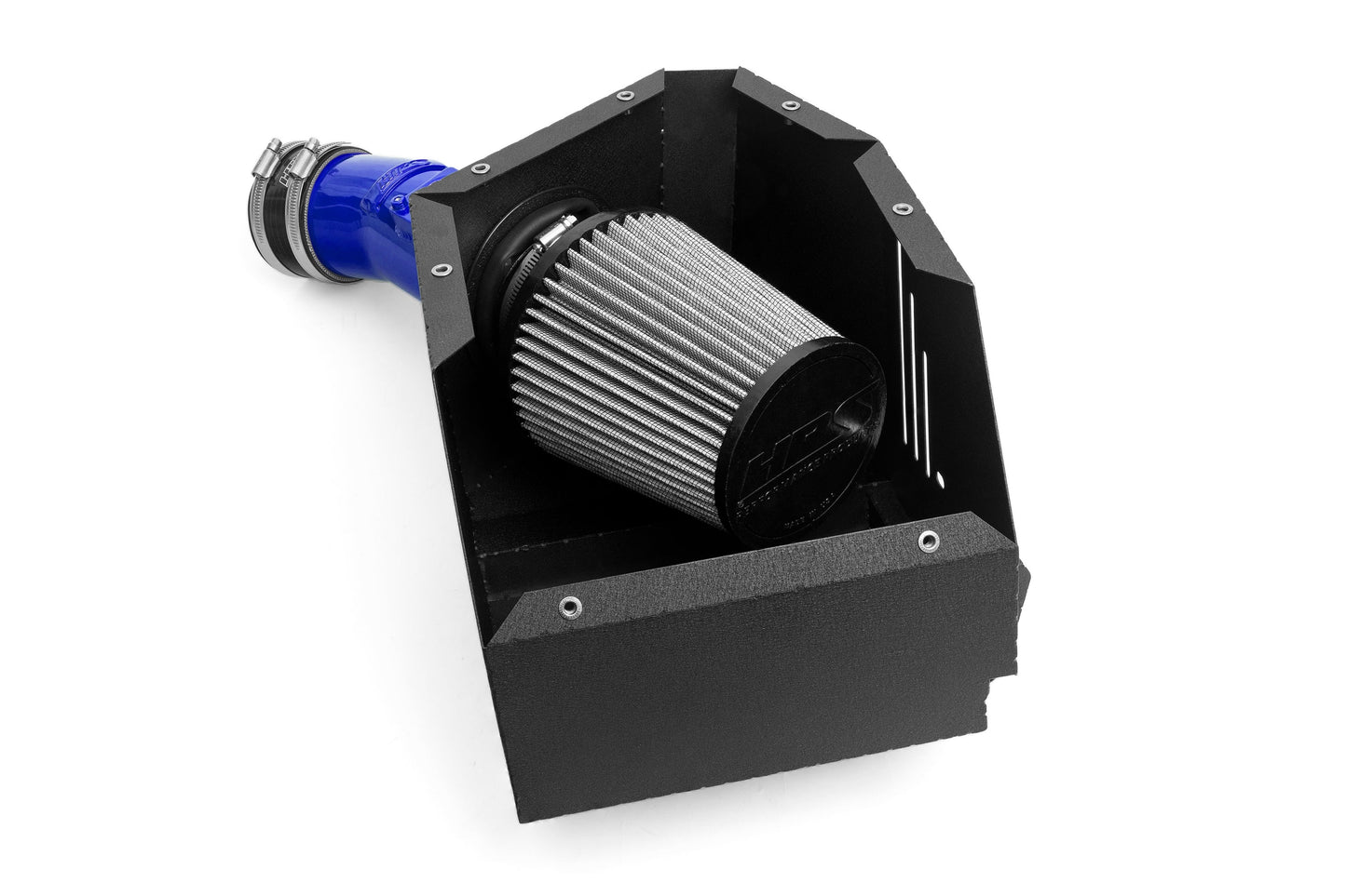 HPS Performance Air Intake Kit with Heat Shield, Blue, 2023-2024 Toyota GR Corolla 1.6L Turbo