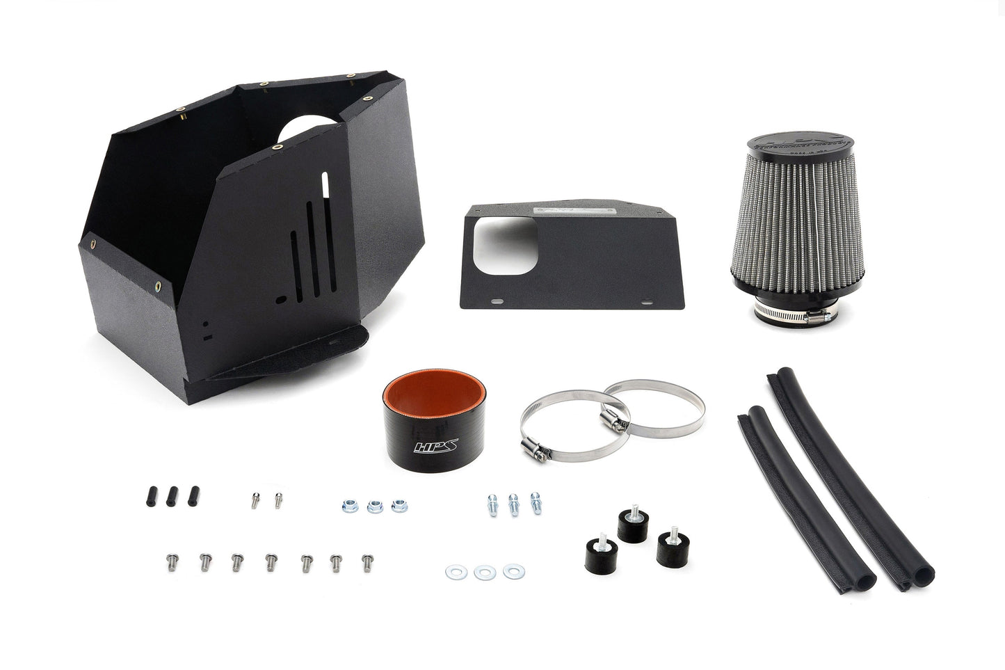 HPS Performance Air Intake Kit with Heat Shield, Black, 2023-2024 Toyota GR Corolla 1.6L Turbo