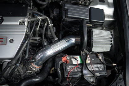HPS Performance Air Intake Kit with Heat Shield, Polished, 04-08 Acura TSX/ 03-06 Honda Accord 2.4L without MAF Sensor