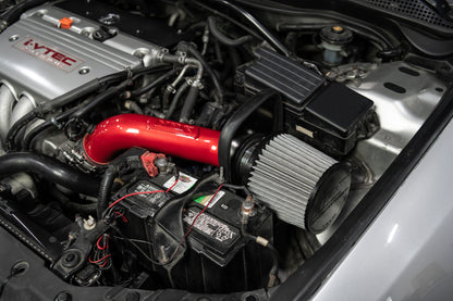 HPS Performance Air Intake Kit with Heat Shield, Red, 04-08 Acura TSX/ 03-06 Honda Accord 2.4L without MAF Sensor