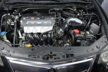 HPS Performance Air Intake Kit with Heat Shield, Polished, 09-14 Acura TSX/ 08-12 Honda Accord 2.4L