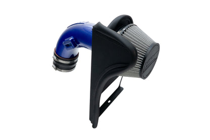 HPS Performance Air Intake Kit with Heat Shield, Blue, 827-739BL