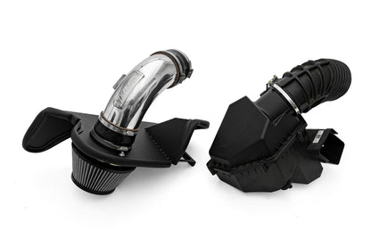 HPS Performance Air Intake Kit with Heat Shield, Polished, 827-739P