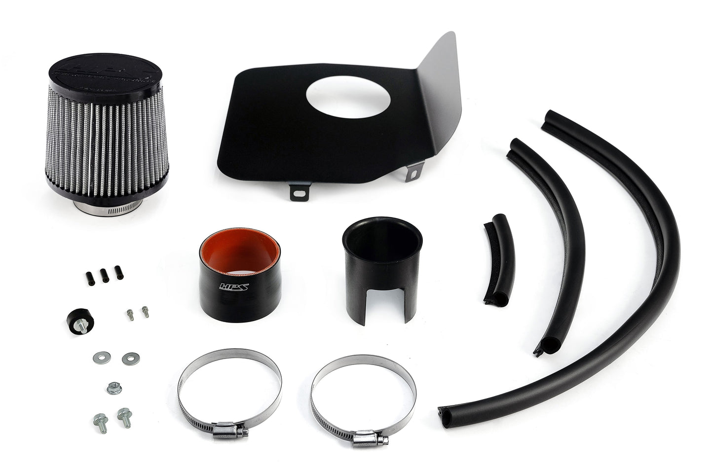 HPS Performance Air Intake Kit with Heat Shield, Black, 2006-2012 Toyota Rav4 3.5L V6