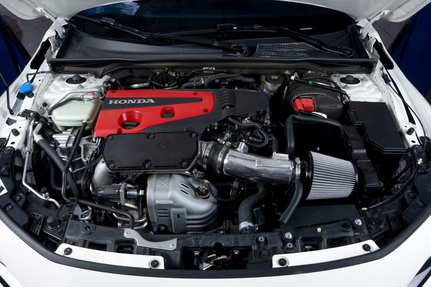 HPS Performance Air Intake Kit with Heat Shield, Polished, 24-25 Acura Integra Type S/ 23-25 Honda Civic Type R 2.0L Turbo