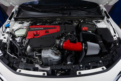 HPS Performance Air Intake Kit with Heat Shield, Red, 24-25 Acura Integra Type S/ 23-25 Honda Civic Type R 2.0L Turbo