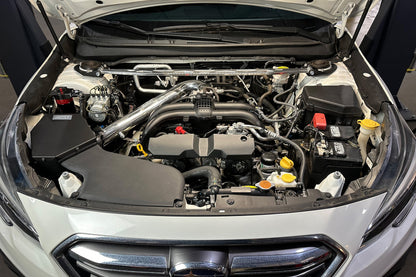 HPS Performance Air Intake Kit with Heat Shield, Polished, 2015-2019 Subaru Outback 2.5L